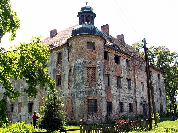 Zamek w Broniszowie. Stan obecny.
