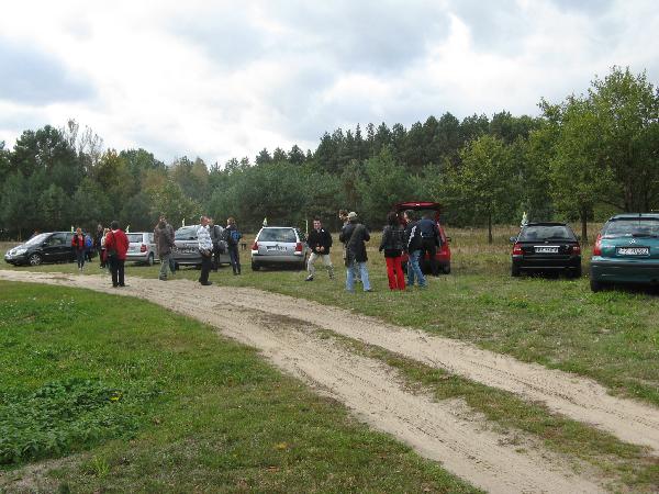 na parkingu w Gostchorzu