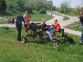 Drezyna rowerowa i jej ekipa (Zielona Gra) data 09.05.10